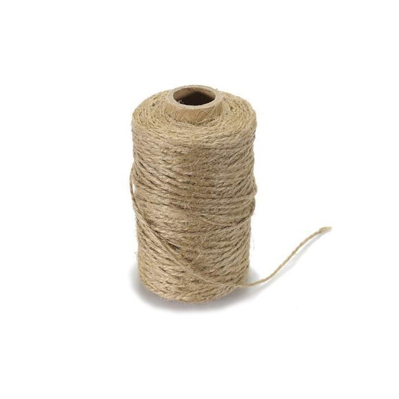 ROULEAU DE FICELLE DE JUTE NATURELLE 90 MT