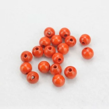 CUENTAS DE MADERA DE NARANJO 8 mm