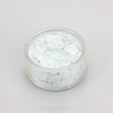 LENTEJUELAS DE 6 GR. -BLANCO