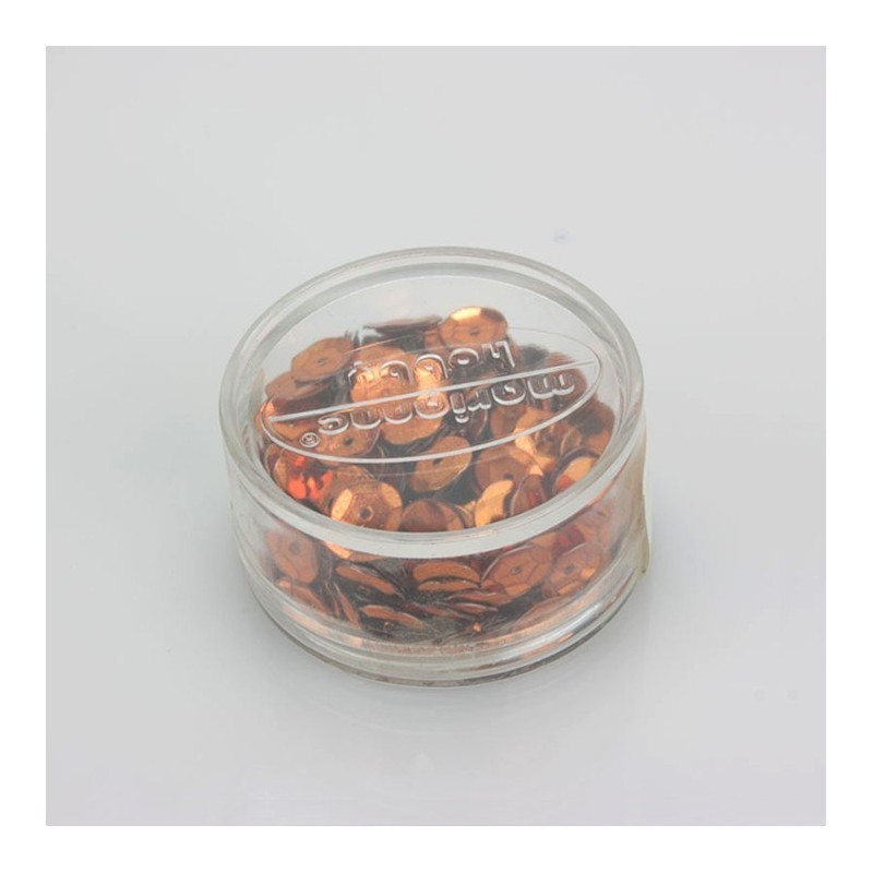 PAILLETTES DE 6 GR. -CUIVRE
