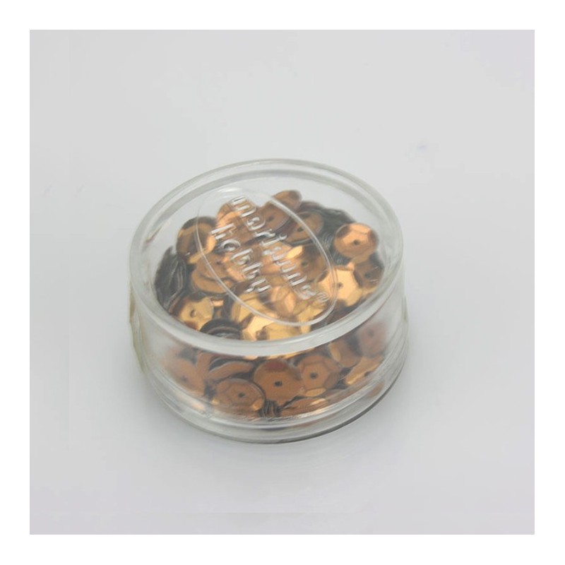 PAILLETTES DE 6 GR. -BRONZE