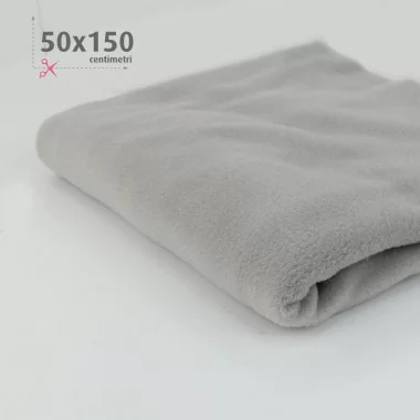 Grau Fleece H 150 X 50 Cm