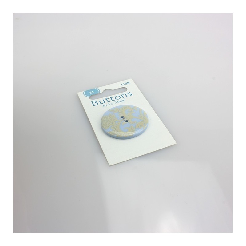1 BOUTON DAMAS - BLEU CLAIR