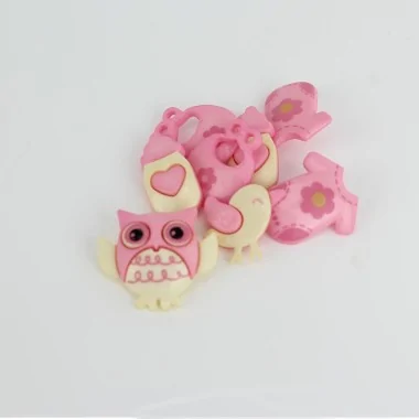 On Line Sale 7 Decorative Birth Buttons It'S A Girl!