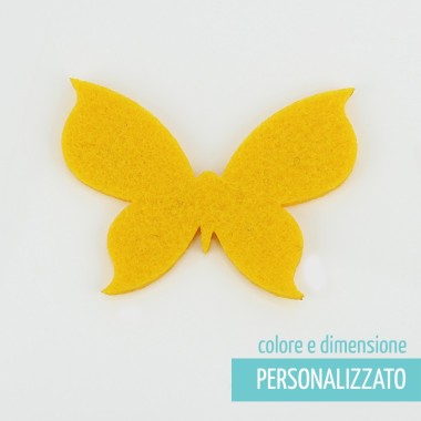 PERSONALIZED FELT OR SOFT FELT DECORATION BUTTERFLY STOCK ILLUSTRATIONS