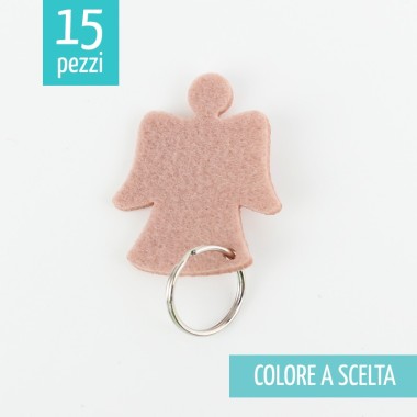 15 KEY RING IN FELT 3mm - ANGIOLETTO