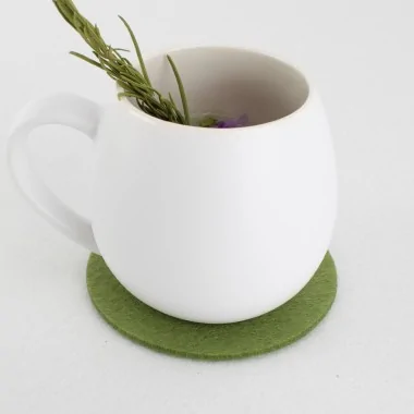 2 Coasters In felt Model 1 - Customizable 2