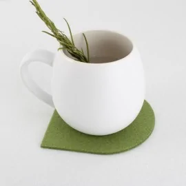 2 posavasos en fieltro modelo 12 - Personalizable