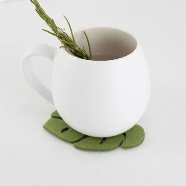 2 Coasters In felt Model 14 - Customizable 2