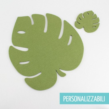 SET OF 2 PLACEMATS + 2 COASTERS IN FELT MOD 17 - CUSTOMIZABLE
