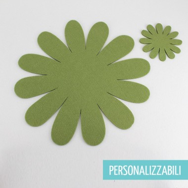 SET OF 2 PLACEMATS + 2 COASTERS IN FELT MOD 20 - CUSTOMIZABLE