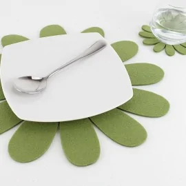 Set de 2 Manteles Individuales + 2 Posavasos In fieltro Mod 20 - Personalizable