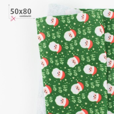 Christmas Printedsoft felt 50X80 cm Santa Claus -...