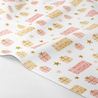 Skandinavische Weihnacht Rosa bastelfilz oder filzstoff Panel mod.2