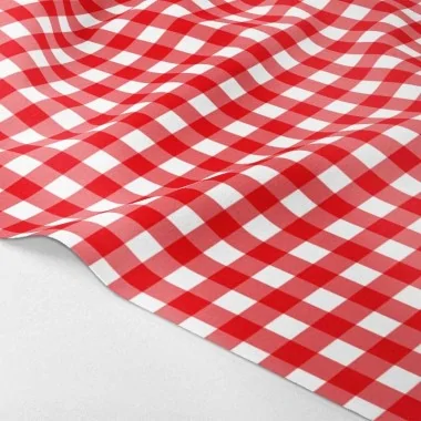 Paneel in vilt of dun vilt Red Plaid mod.2