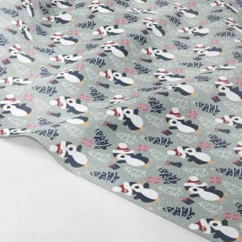 Xmas Penguin fieltro o panel tela de fieltro mod.1