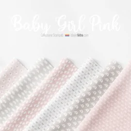 Vilt Paneel O Dun Vilt Baby Meisje Roze Mod.5