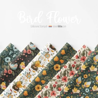 Fieltro y tela de fieltro flores y ramitas 2