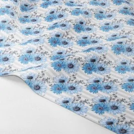 Vilt of Dun Vilt Blauw Bloemen Mod.6 Paneel Gecertificeerd En 71-3|IDEEINFELTRO.COM
