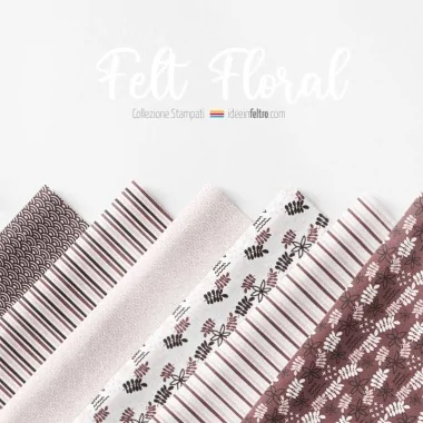 Vilt Floral vilt of dun vilt paneel mod.5 2