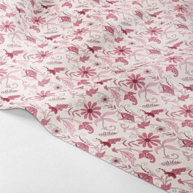 Pannello in feltro o pannolenci Pink Floral mod.6