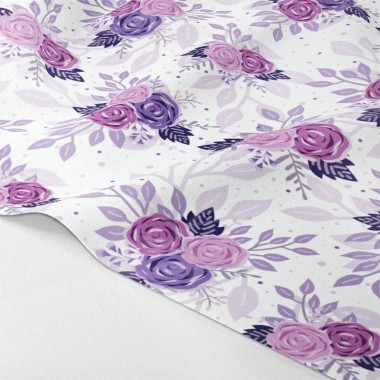 Pannello in feltro o pannolenci Purple Flower mod.1