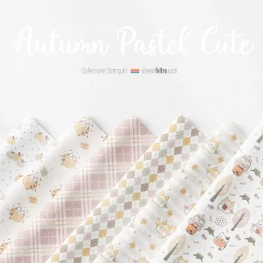 Herfst Pastel Schattig vilt of dun vilt paneel mod.3 2