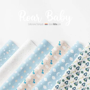 Roar Baby bastelfilz oder filzstoff Panel mod.6 2