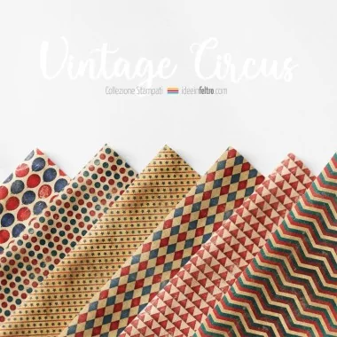 Vintage Circus felt or soft felt panel mod.3 2