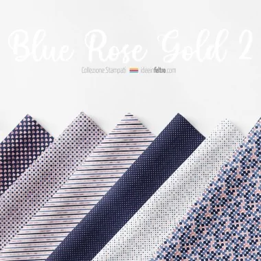 Blauw Roségoud 2 mod.3 vilt of dun vilt paneel 2