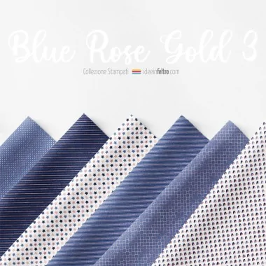 Blauw Roségoud 3 vilt of dun vilt paneel mod.6 2