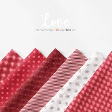 Panneau en feutrine ou tissu feutrine Love mod.1 2