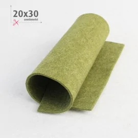 Feltro Verde Salvia 20X30 Cm|IDEEINFELTRO.COM