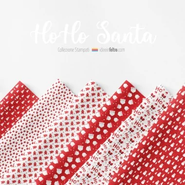 HoHo Santa bastelfilz oder filzstoff Panel mod.3 2