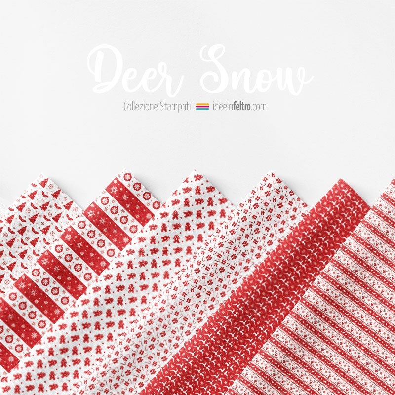 Fetru sau fetru moale panoul Deer Snow Mod.1