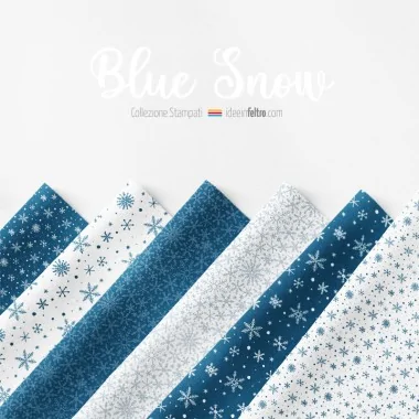 Panel Blue Snow fieltro o tela de fieltro mod.5 2