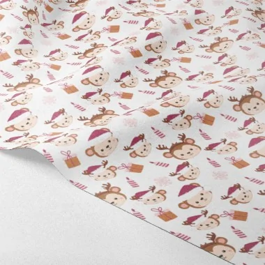 Paneel in bastelfilz oder filzstoff Rose de Noël mod.2