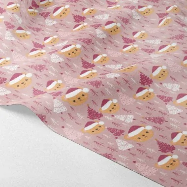 Paneel in bastelfilz oder filzstoff Rose de Noël mod.3