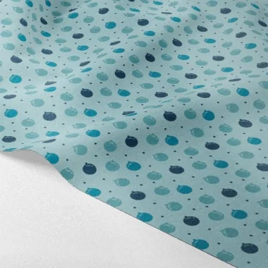 Panneau d’hiver Aegean Teal feutrine ou tissu feutrine mod.2