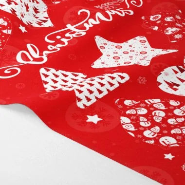 Boules de Noël en tissu feutrine « Deer Snow » Certifiées EN 71-3|IDEEINFELTRO.COM