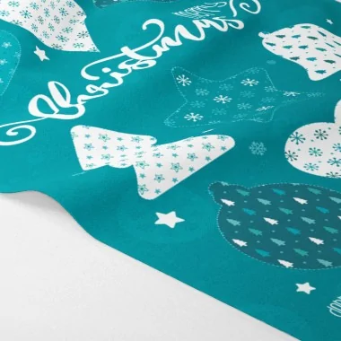 Weihnachtskugeln filzstoff "Xmas Stars" 047 EN 71-3 zertifiziert