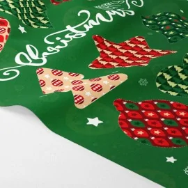 Adornos navideños en tela de fieltro "Geometric Xmas" 049 certificado EN 71-3