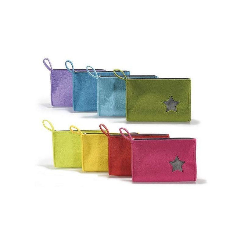 TROUSSE IN COLORFUL FELT WITH STAR