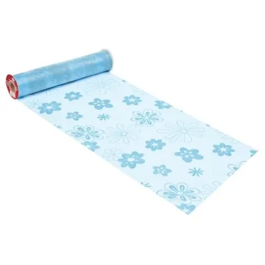 ORGANZA H 29 x 50 cm - FLOWER CELESTE