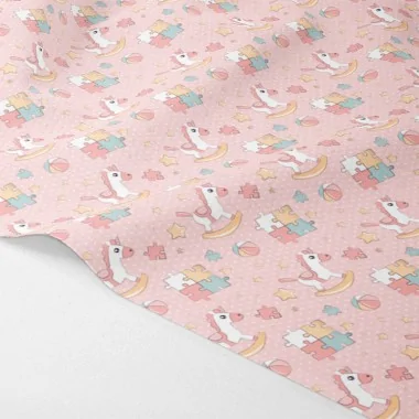 Panneau feutrine ou tissu feutrine rose mod.4 Certifié EN 71-3