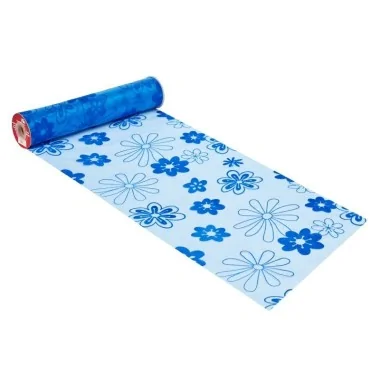 ORGANZA H 29 x 50 cm - FLOWER TURQUOISE