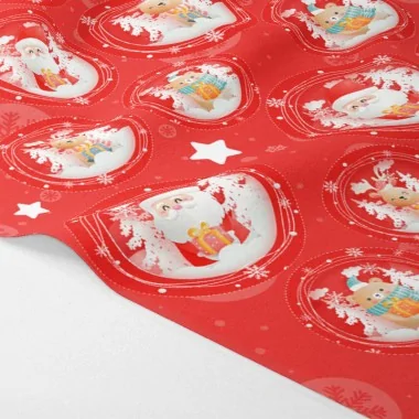 Christmas baubles in soft felt "Christmas" certified EN 71-3