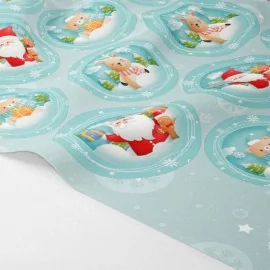 Weihnachtskugeln in filzstoff "Christmas Blue" zertifiziert nach EN 71-3