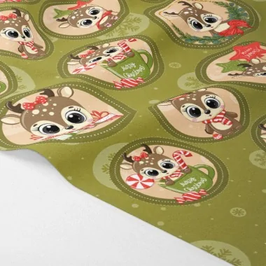 Boules de Noël en tissu feutrine « FAWN » certifiées EN 71-3