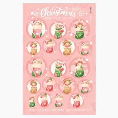 Boules de Noël en tissu feutrine « BABY SOCK » certifiées EN 71-3 2